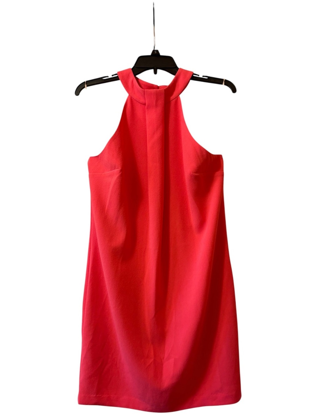 New Women’s Halter Shift Dress in Bright Coral Pink